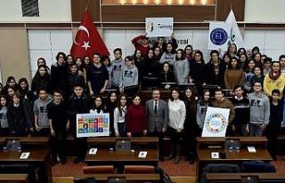 Başkan Ataç öğrencilere Remourban’ı anlattı