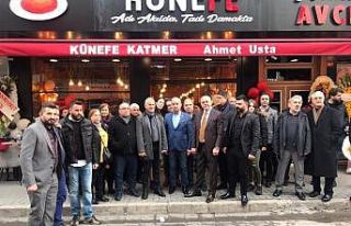 Başkan Hançerli, “dürüm ve künefeyi” Avcılar’da...