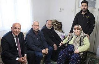 Başkan Tuncel, Hamide Teyze’yi mutlu etti