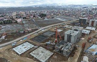 Başkan Üçok’tan 4. Etap TOKİ inşaatında inceleme