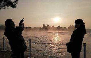 ’Beyaz Cennet’te gün doğumu bir başka güzel