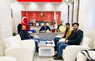 Beytüşşebap Belediye Başkanı Aşan gazetecilerle...