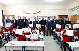 Boğaz Şehit Murat Ateş Ortaokulunda karne töreni...