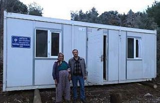 Büyükşehir’den ihtiyaç sahiplere konteyner ev