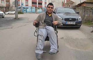 Çalınan akülü engelli aracı bulundu