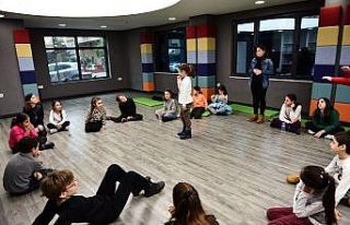 Çocuklar yarıyıl şenliği’nde Kadıköy’de...