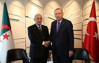 Cumhurbaşkanı Erdoğan, Cezayirli mevkidaşı Tebbun...
