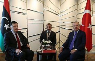 Cumhurbaşkanı Erdoğan, Libya Başbakanı Sarrac’ı...