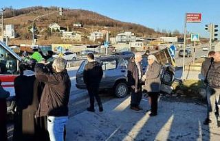 D-100 karayolunda iki araç çarpıştı: 5 yaralı