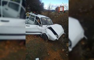 Denizli’de trafik kazası: 2 yaralı