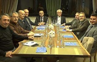 Düzce siyasi parti başkanları bir araya geldi