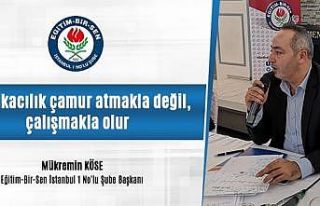 Eğitim-Bir-Sen İstanbul 1 No’lu Şube Başkanı...