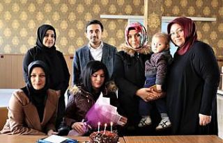 Engelli vatandaşa doğum günü sürprizi