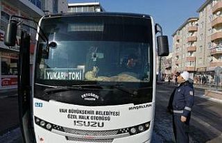 Erciş’te toplu taşıma araçları denetlendi