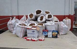 Ergene’de 1 ton kaçak tütün ele geçirildi