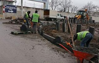 Gebze’de yol yapım çalışmaları sürüyor işleri