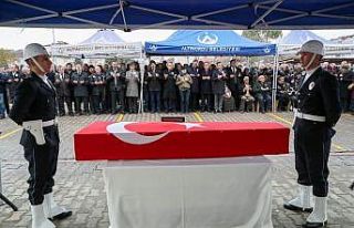 Hastalık sonucu ölen bekçi son yolculuğuna uğurlandı