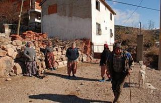 Heyelan mağdurları hayvanlarını bırakıp gidemiyor