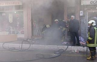 Isparta’da çeyiz eşyası satılan iş yerinde...