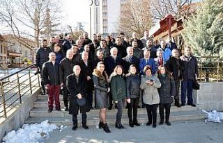 Isparta’daki gazeteciler 10 Ocak kahvaltısında...