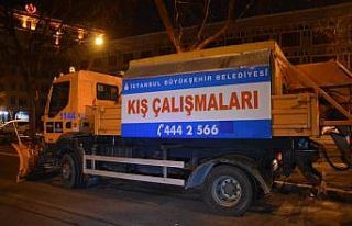 Kar yağışı beklenen İstanbul’da ekipler yollarda...