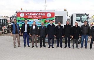 Karaköprü’ye yeni temizlik aracı