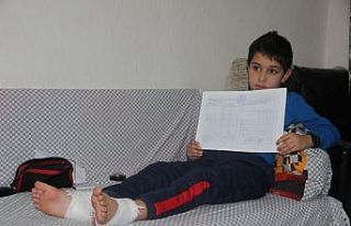 Kartopu oynarken yanan çocuklardan biri daha taburcu...