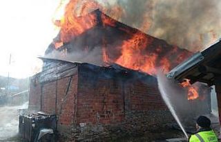 Kastamonu’da iki ev alev alev yandı
