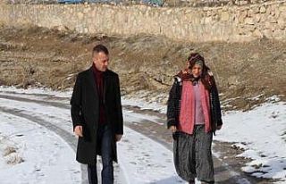 Kaymakam Aytemür’den Kayacık köyüne ziyaret