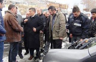 Kaymakam Mehmetbeyoğlu’ndan sanayi esnafına ziyaret