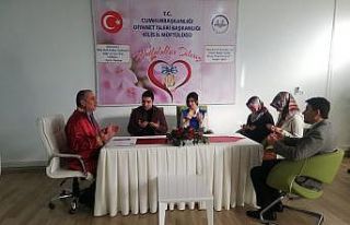 Kilis Müftülüğünde ilk resmi nikah kıyıldı