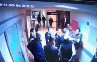 Kırık burunla ameliyat yapan doktora saldırı kamerada