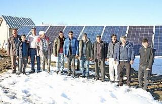 Köyün içme suyu problemi güneş enerjisiyle çözüldü