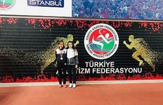 Kozluklu atletten iki altın madalya