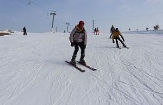 Küpkıran Kayak Merkezi’nde sömestir yoğunluğu