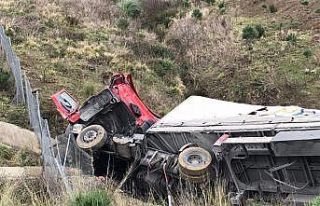 Kuzey Marmara otoyolunda faciadan dönüldü: 1 yaralı
