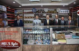 Menemen’deki sosyal markette mahkumların ürettikleri...