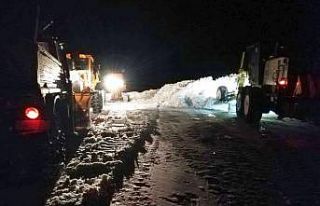 Mersin’de karda kaybolan adamı arama çalışmaları...