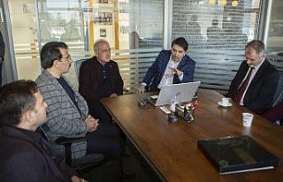 Milletvekili Aydemir Atatürk Üniversitesinde incelemelerde...