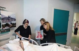 Milletvekili Gökcan’dan kazada yaralanan öğrenciye...