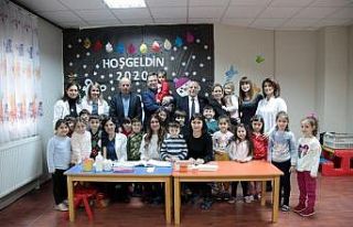 Minik Kartallılar sağlık taramasında