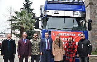 Ortahisar’ın yardım tırı yola çıktı
