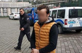 Oto servisinden hırsızlık yapan şahıs yakalandı