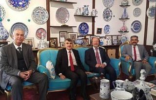 Rektör Uysal’dan çini sanatçılarına ziyaret