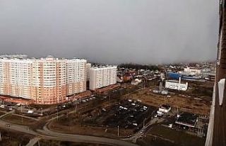 Rusya’da kar fırtınası görüntülendi