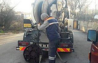 Safranbolu’da belediyesi aralıksız çalışıyor