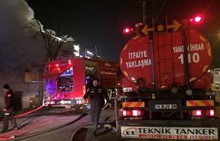 Soba patladı, ev küle döndü