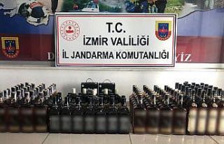 Torbalı’da 112 litre gümrük kaçağı içki ele...