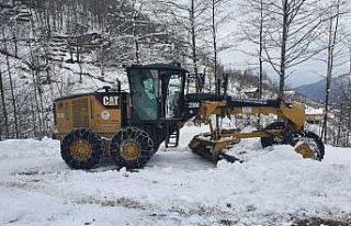 Trabzon Büyükşehir Belediyesi kar mücadelesine...