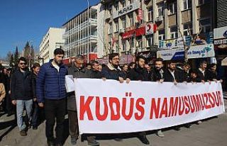 Uşak’tan Kudüs için destek tekbirleri yükseldi